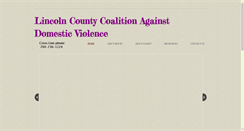 Desktop Screenshot of lincolncounty-cadv.org