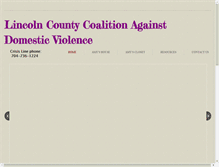 Tablet Screenshot of lincolncounty-cadv.org